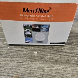 Photography Crystal Ball Merry Nine with Stand in Box